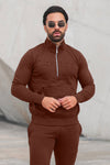 DeBoss Cotton Tracksuit - Chocolate