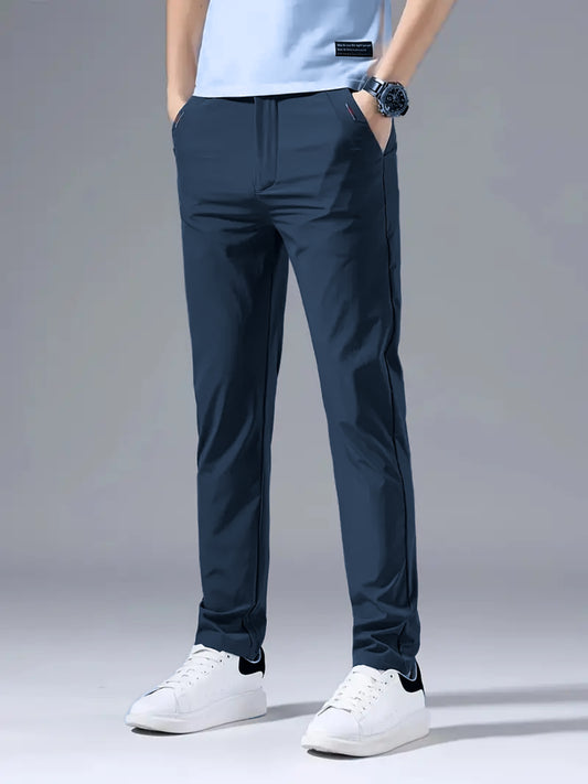 EasyFlex Spandexdry Pant with Button - Navy