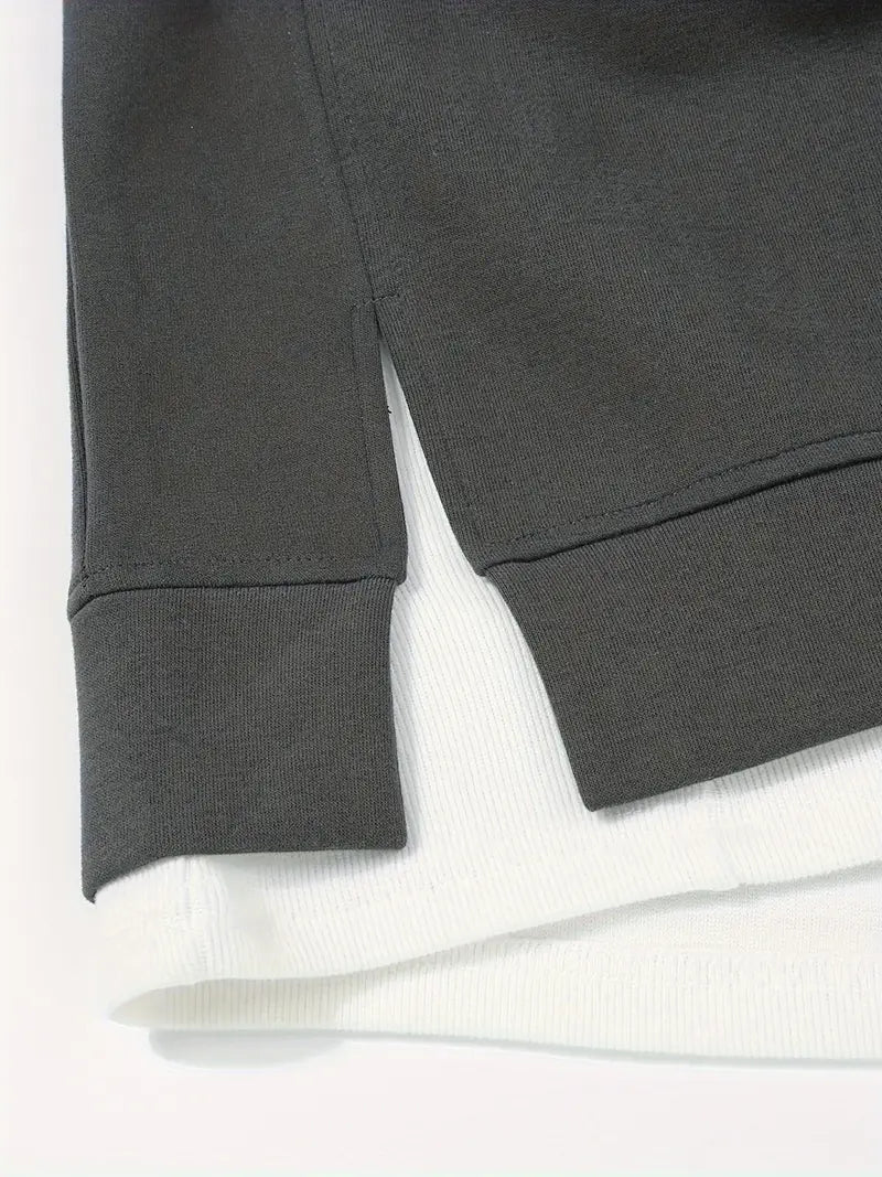 CutSew Sweatshirt - Solid grey