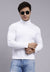 Sw91 SLIM FIT RIB-KNIT TURTLENECK SWEATER - Snow