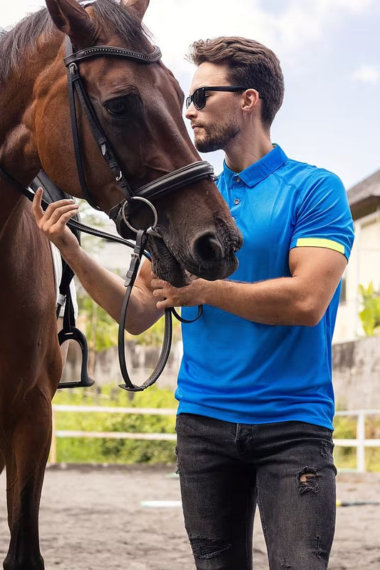 Tennis Spandexdry Polo - Blue