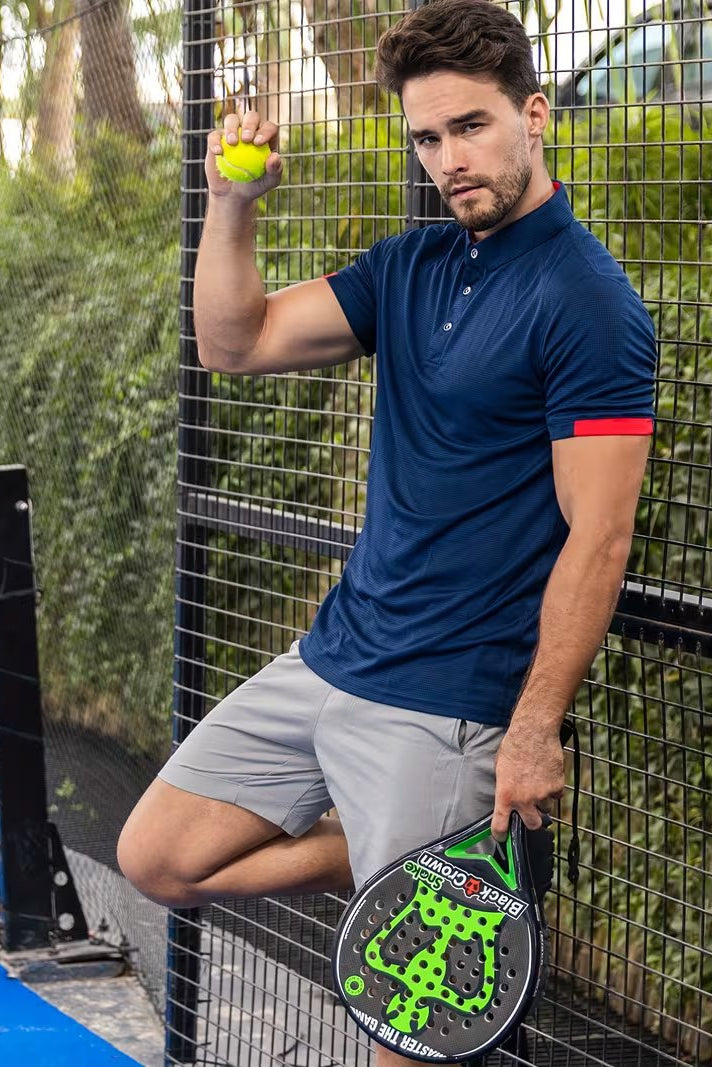 Tennis Spandexdry Polo - Navy