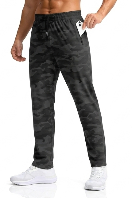 Straight Fit Spandexdry Trouser - Grey Camo