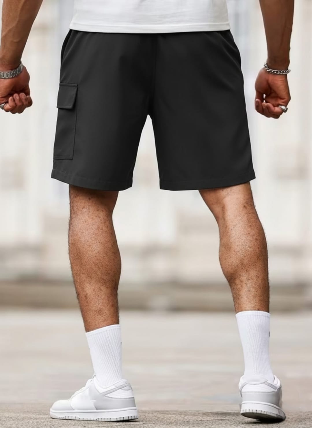 Cotton Shorts - Black