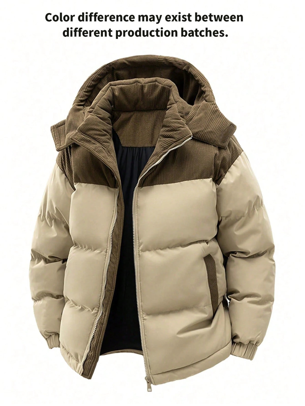 JS-24 sand bubble with medium-brown coudry hood & top panel