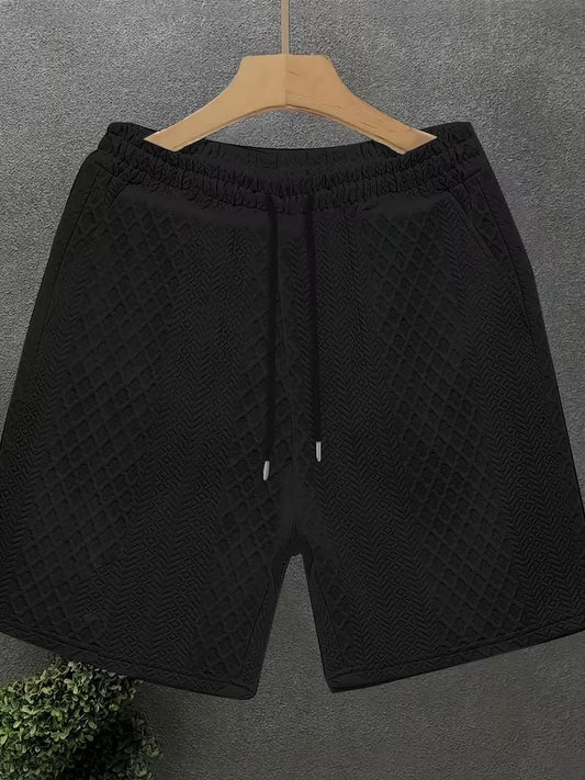 Cabo Snake Textured Shorts - Black