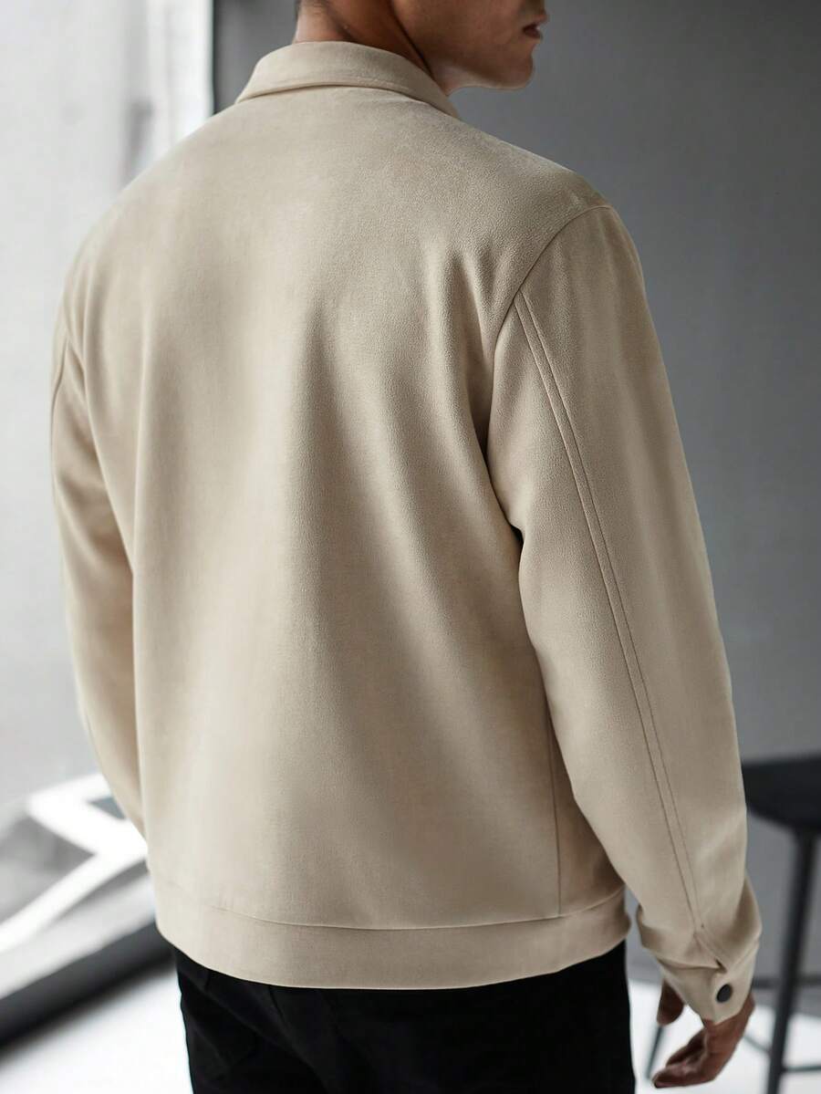Suede jacket - Cream