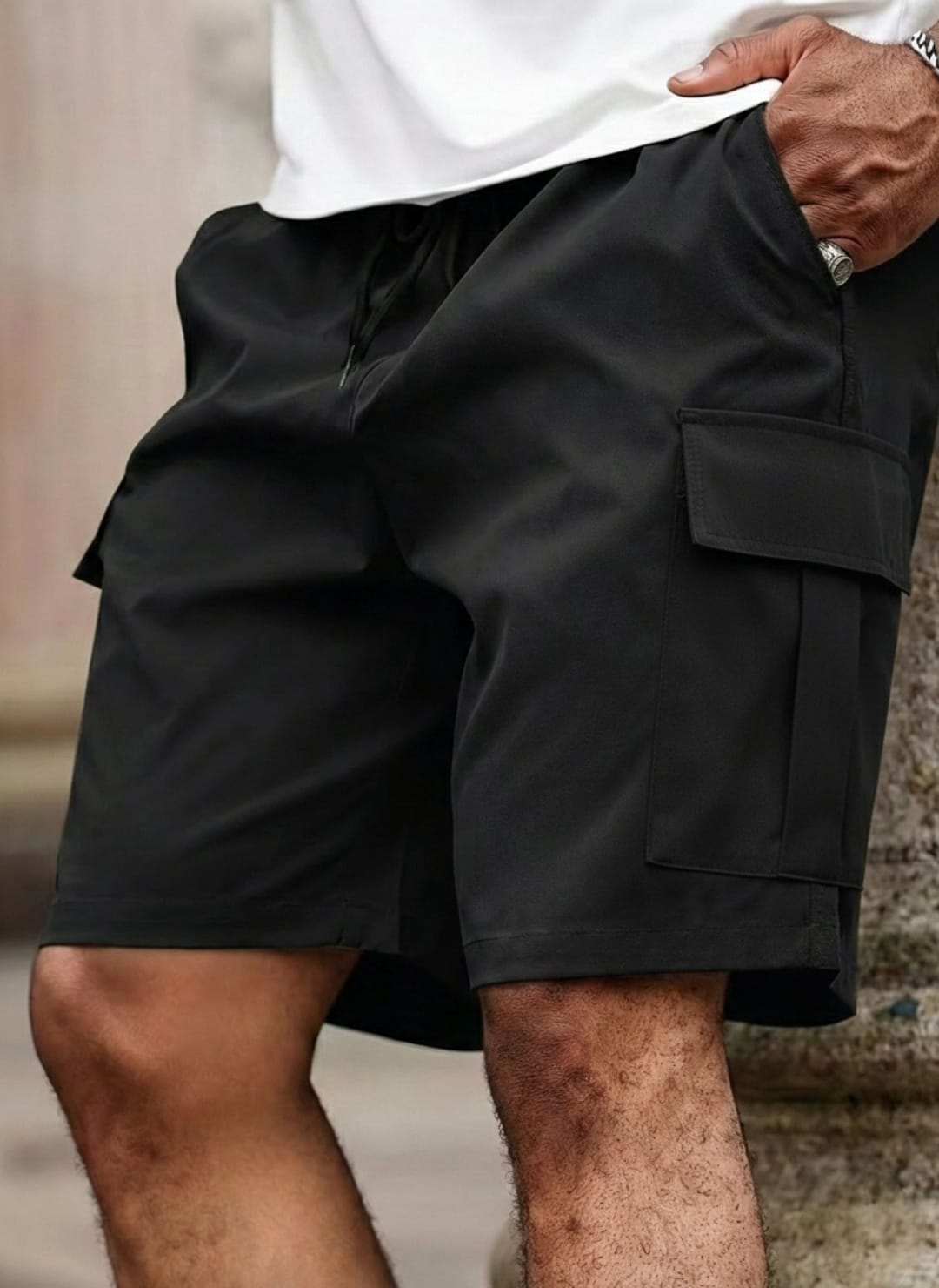 Cotton Shorts - Black
