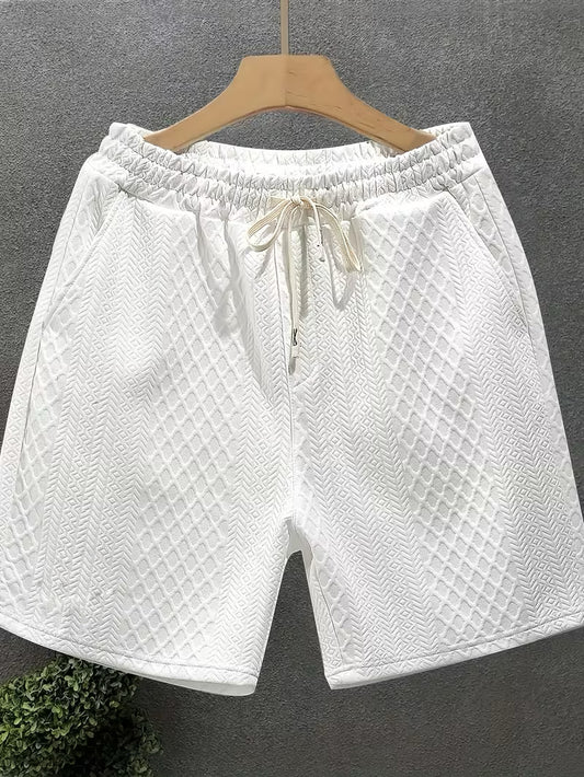 Cabo Snake Textured Shorts - White