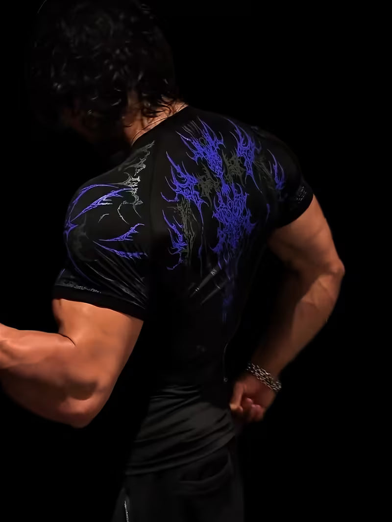 Werewolf T-Shirts Fitted Spandexdry - Black