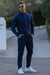 Imported Twill Tracksuit - Navy (woven)