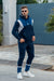 Cedro Pullover Tracksuit - Navy/Blue