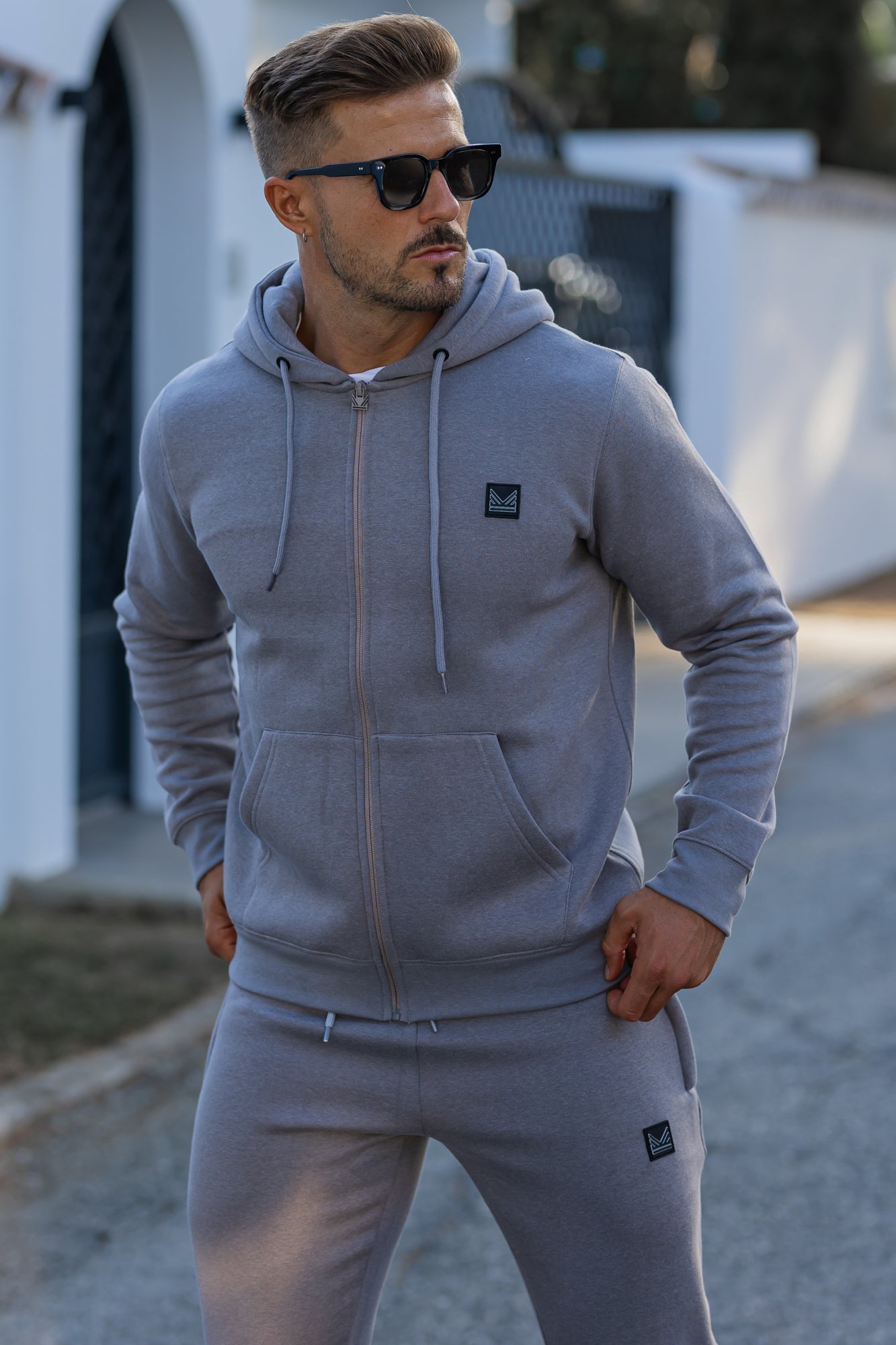 Legacy Cotton Hoodie - Silver