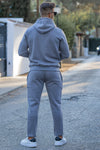 Legacy Cotton Tracksuit - Silver