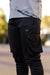 Cargo Quickdry  Cotton Terry Trouser - Black