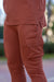 Cargo Cotton Terry Trouser - Brown