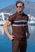 Cedro Cotton Tracksuit - Chocolate Brown