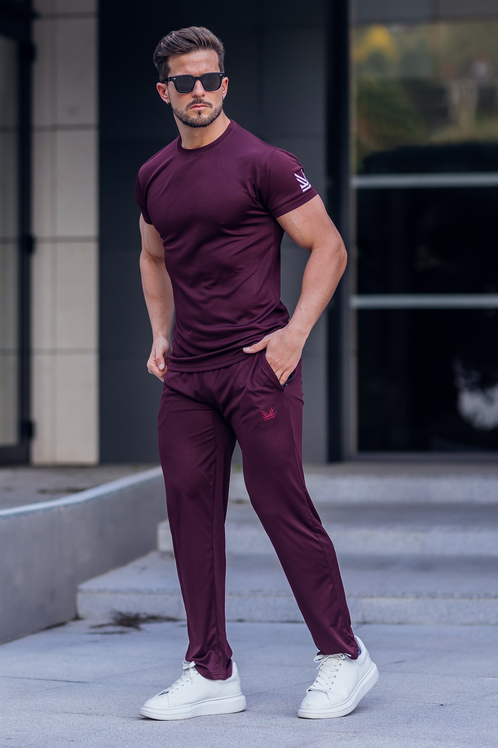 Gothic Twinset with LooseFit Trouser - Burgundy