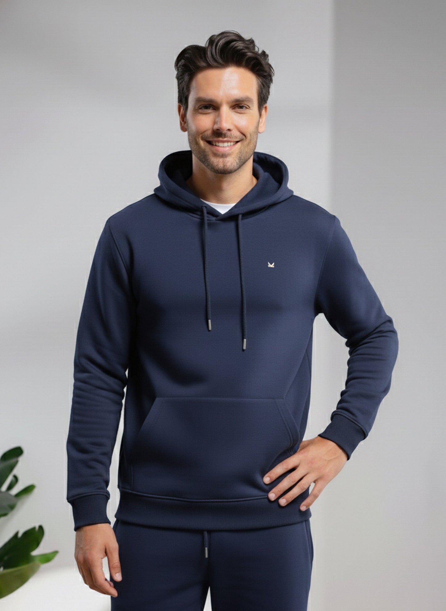 Core Slimfit hoodie - Navy