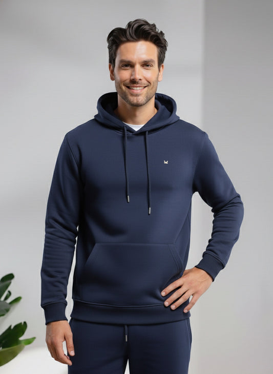 Core Slimfit hoodie - Navy