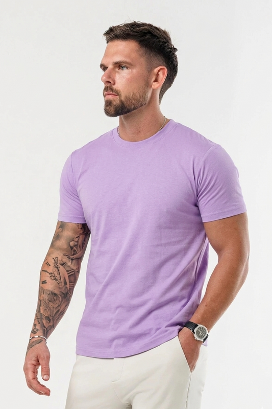 Essential Cotton T-Shirt - Lavender