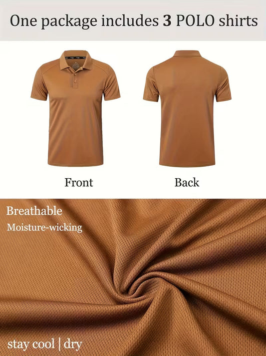 Golf Polo Spandexdry - Camel