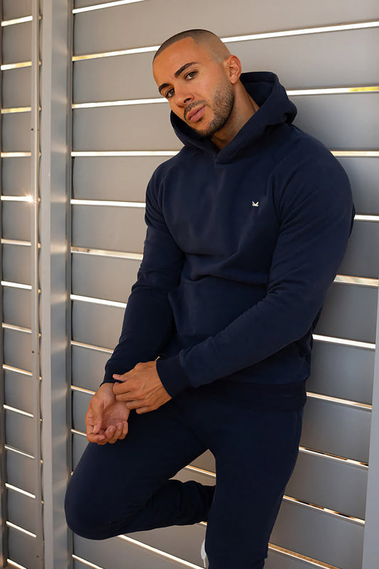 Core Raglan hoodie - navy