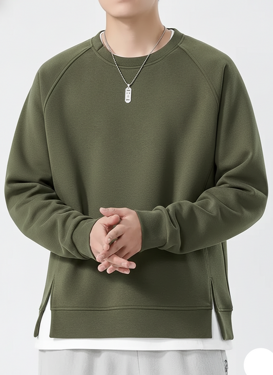 CutSew Sweatshirt - Olive