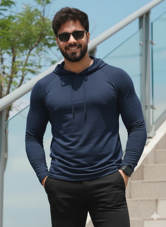 Light Weight Ice Hoodie - Charcoal