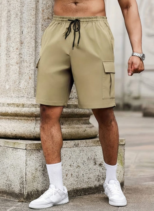 Cotton Shorts - Khaki