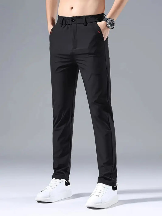 EasyFlex Spandexdry Pant with Button - Black