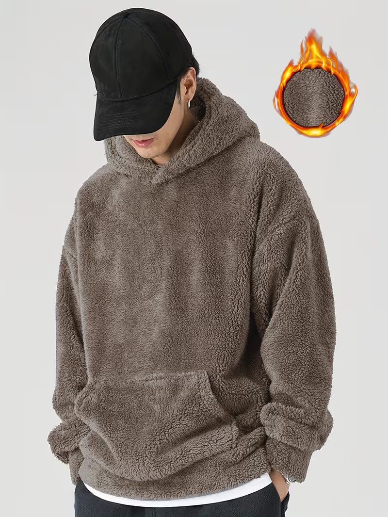 Street Sherpa Hoodie - Grey