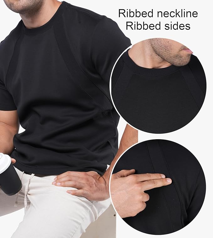 Roboc Spandexdry T-Shirts - Black