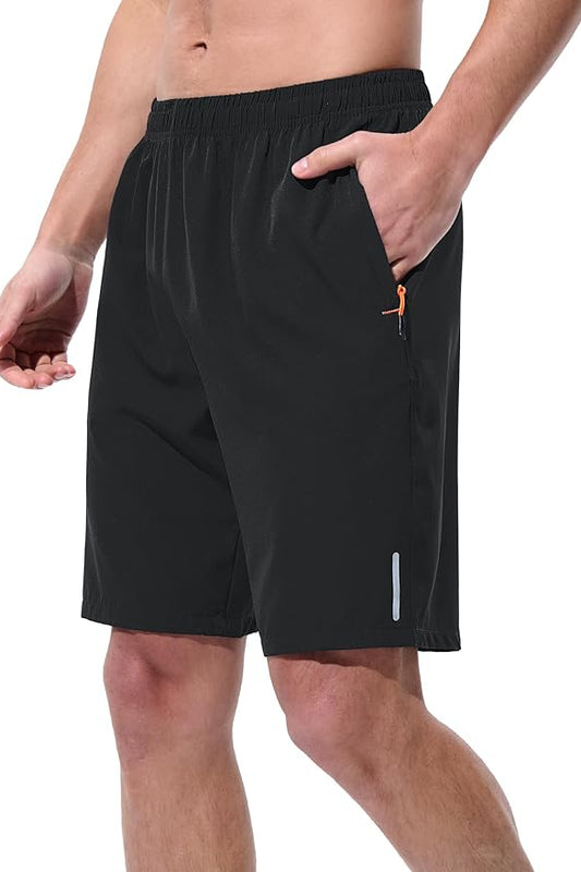 Woven Spandexdry shorts-Black
