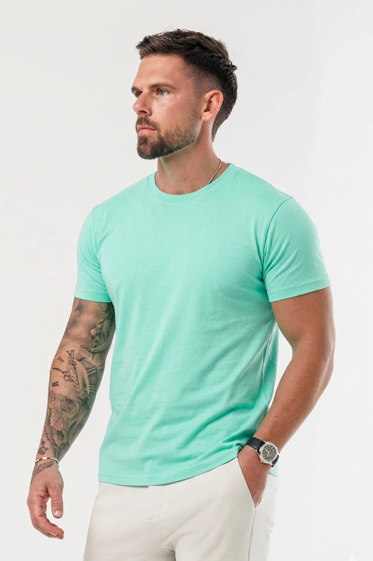 Essential Cotton T-Shirt - Mint