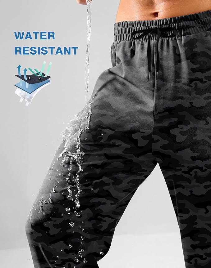 Straight Fit Spandexdry Camo Trouser - Grey