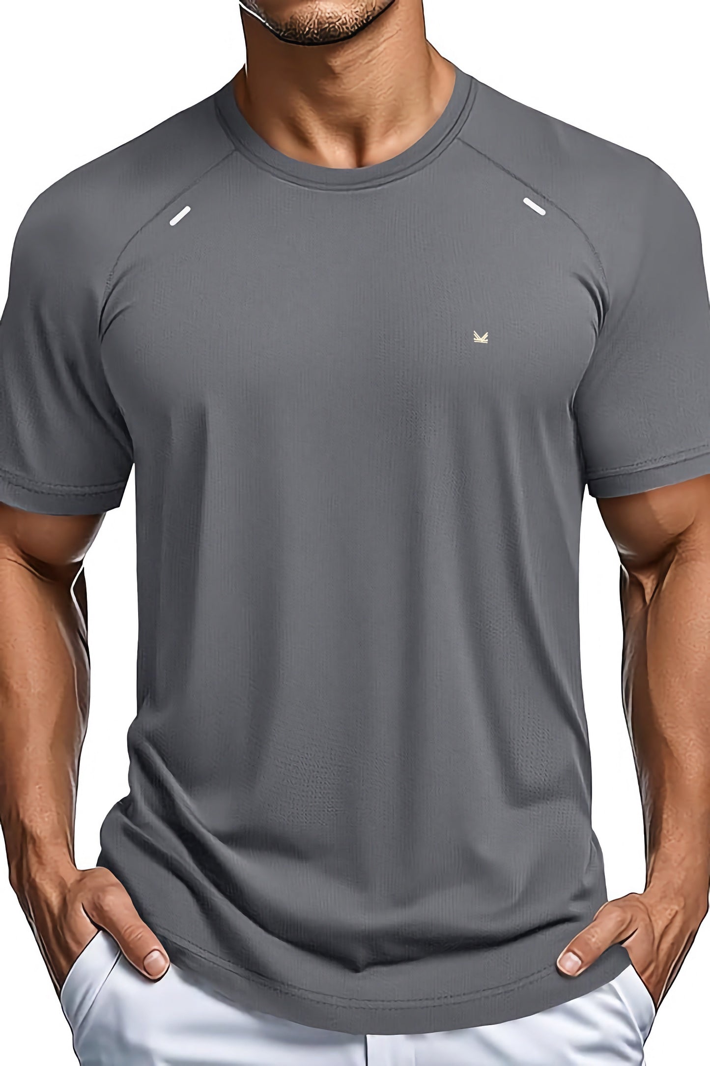 Minimal Spandexdry T-Shirts - Grey