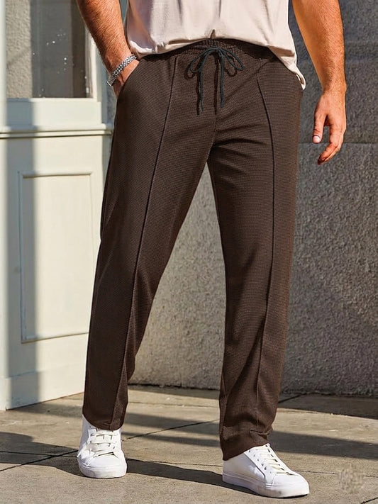 Waffle Pant Trouser - Choclate