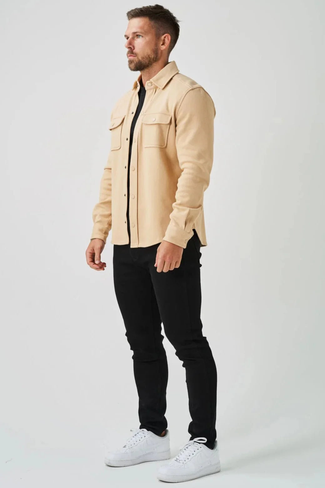 Fleece Overshirt - Sand