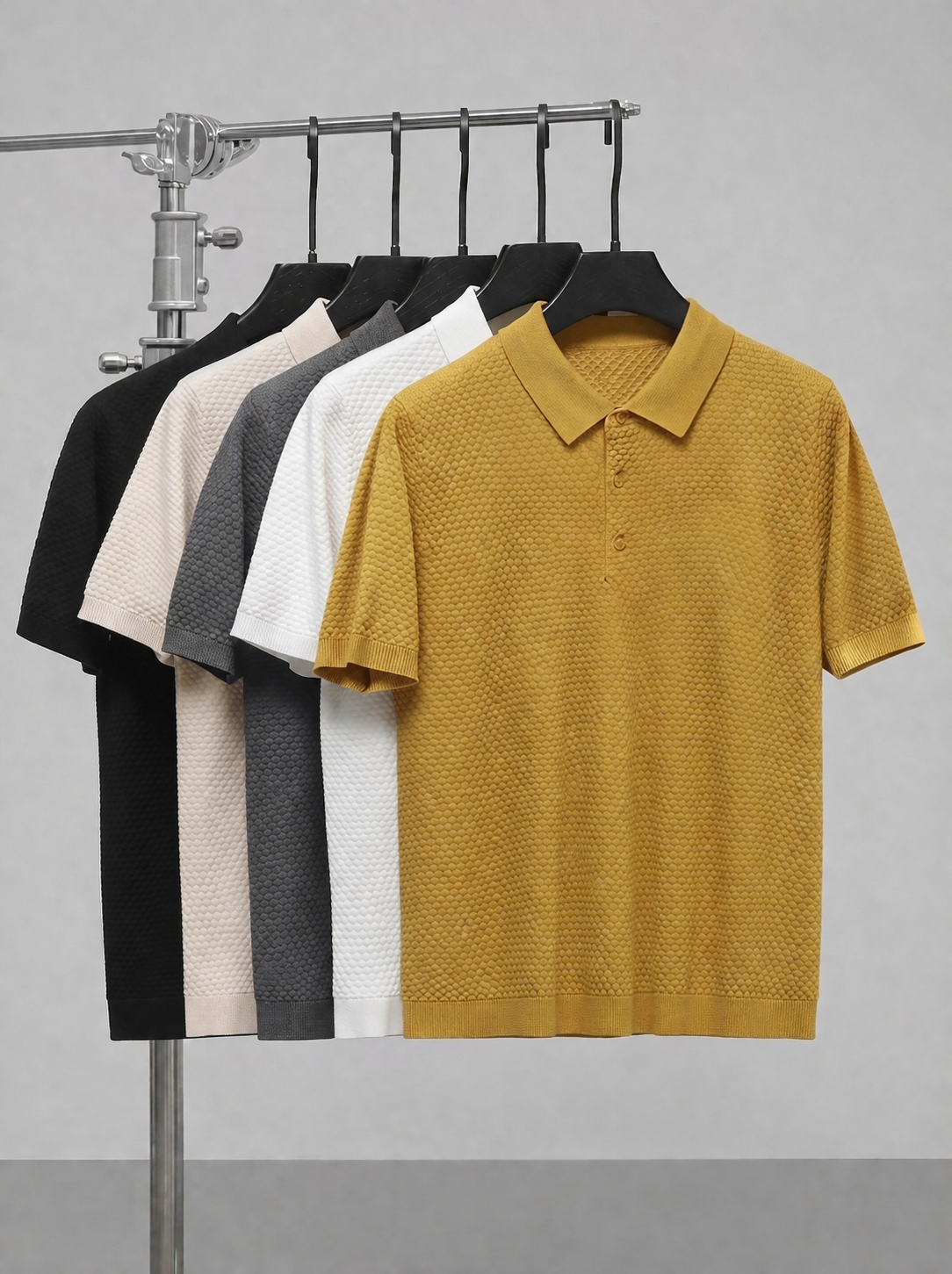 Popcorn Pk polo - Rust Gold