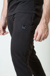 Block Logo Terry Trouser - Matte Black