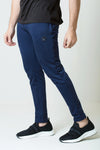 Block Logo Cotton Terry Trouser - Navy