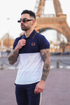 Crest Gold Cotton Twinset - Navy