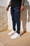 Signature Cotton Terry Trouser - Navy