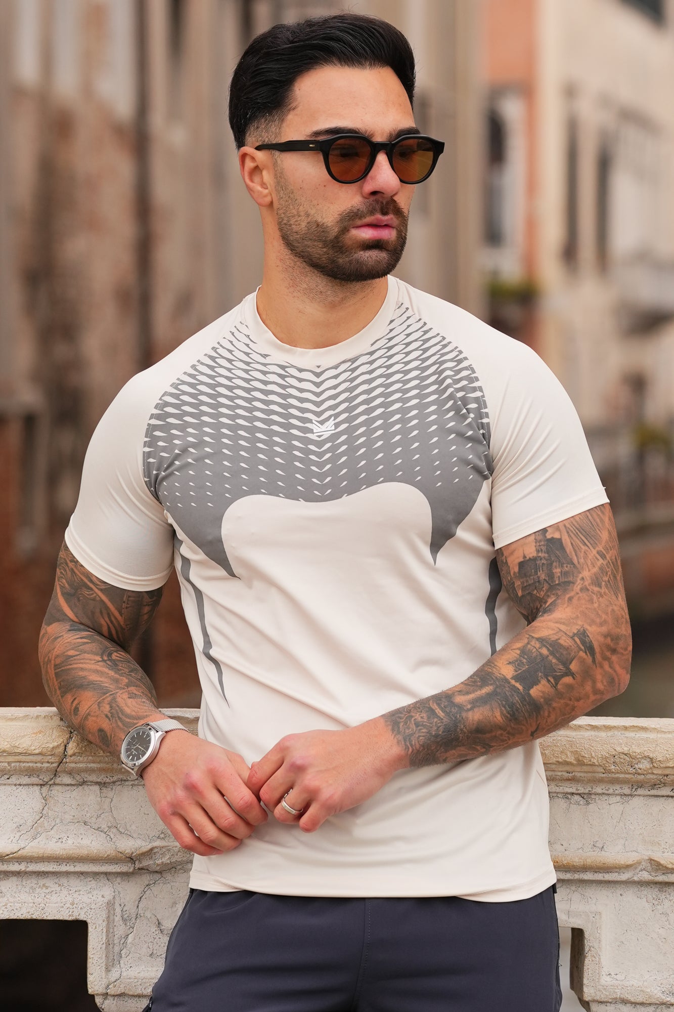 Venom SpandexDry T-Shirts - Cream