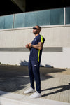 Neon Quickdry Tracksuit - Navy