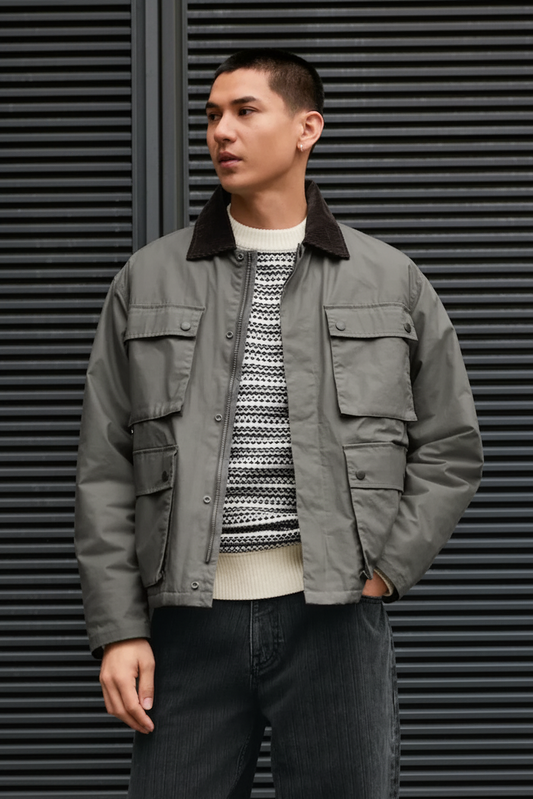 Cargo Jacket - Grey