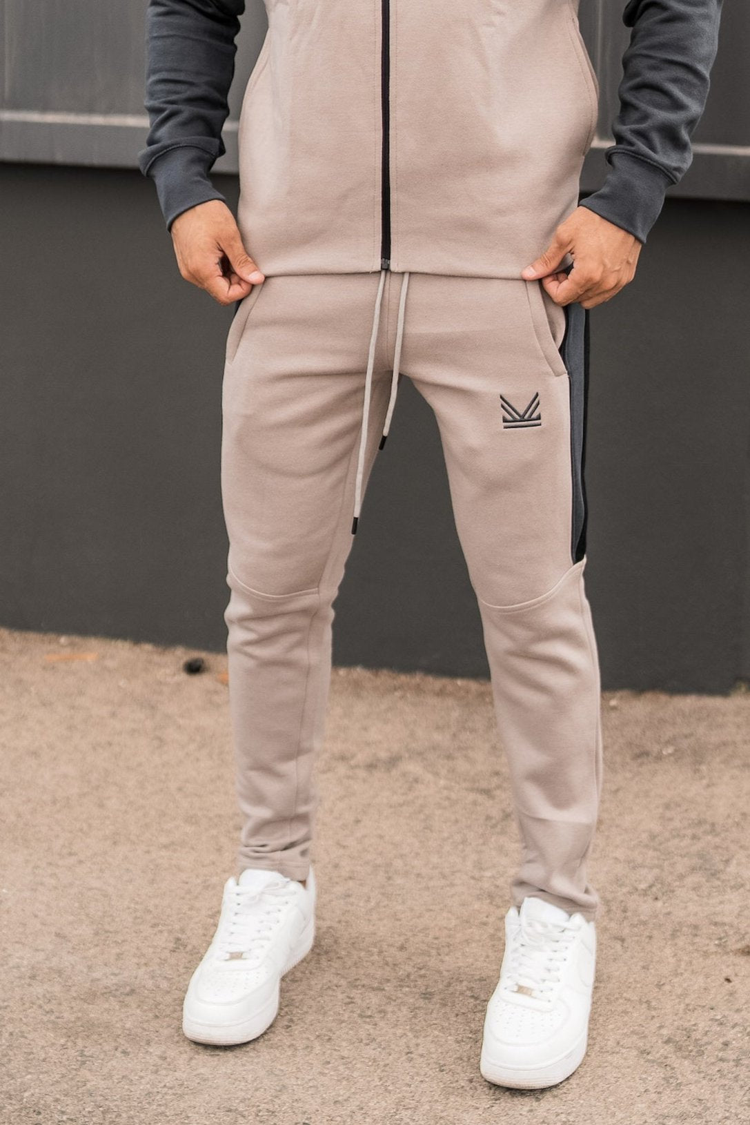 Carlos Cotton Trouser - icegrey