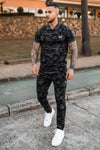 English Zip Cotton Polo Tracksuit - Camo