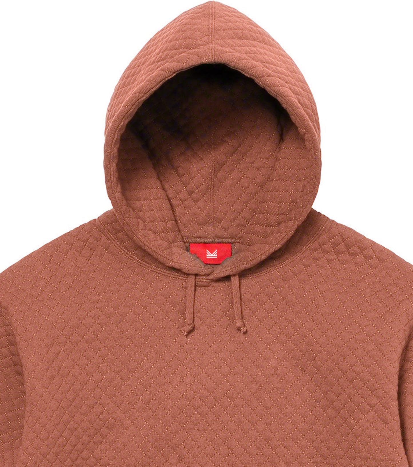 Quilted Peach Hoodie